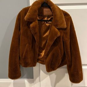 Blank NYC Cropped Teddy Coat